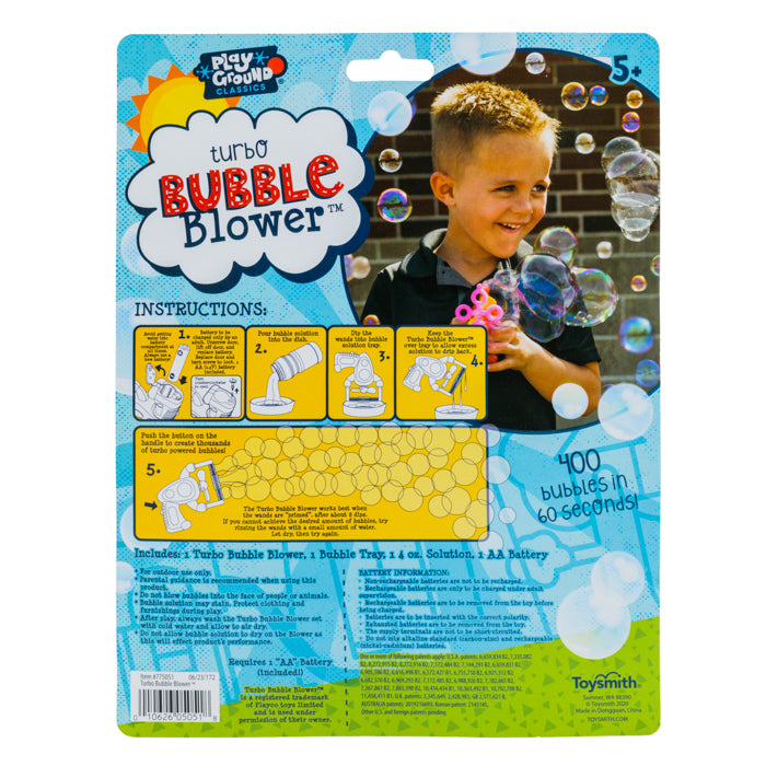 Playground Classics Turbo Bubble Blower