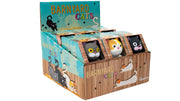 Farm Fresh's Barnyard Cats display box features cute feline figures with various fur colors and big eyes, each in an individual barnyard-themed windowed box—perfect for imaginative play.
