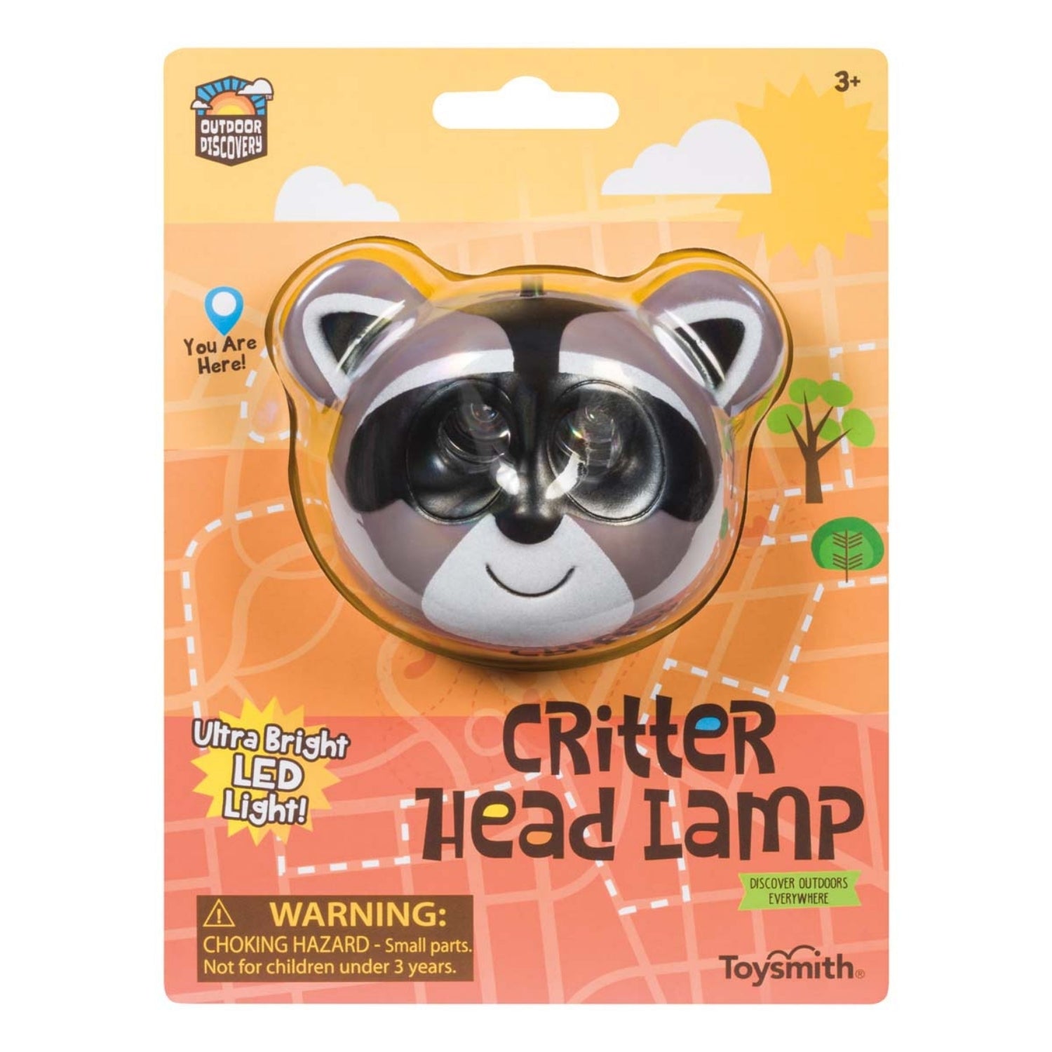Outdoor Discovery Critter Head Lamp - Raccoon