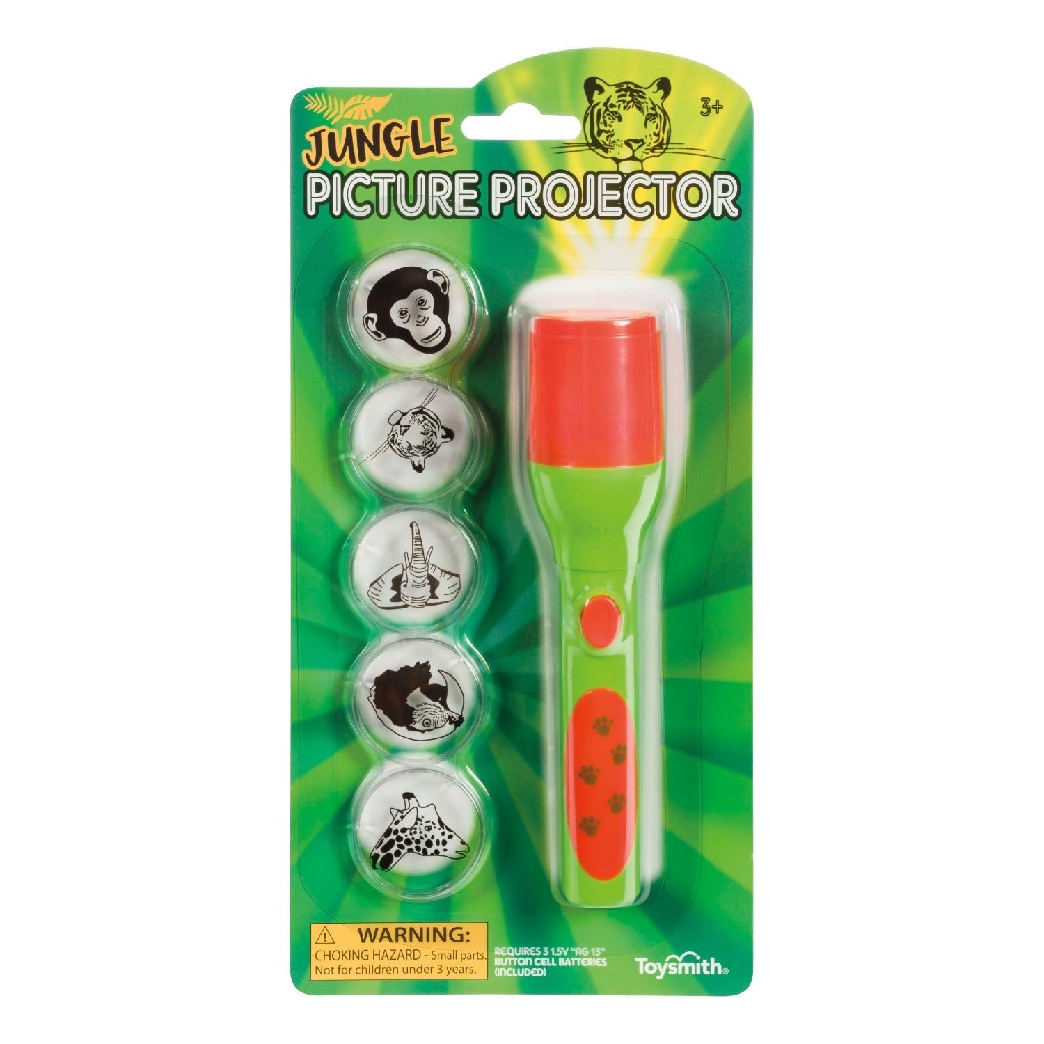 Toysmith Mini LED Flashlight Projector - Jungle