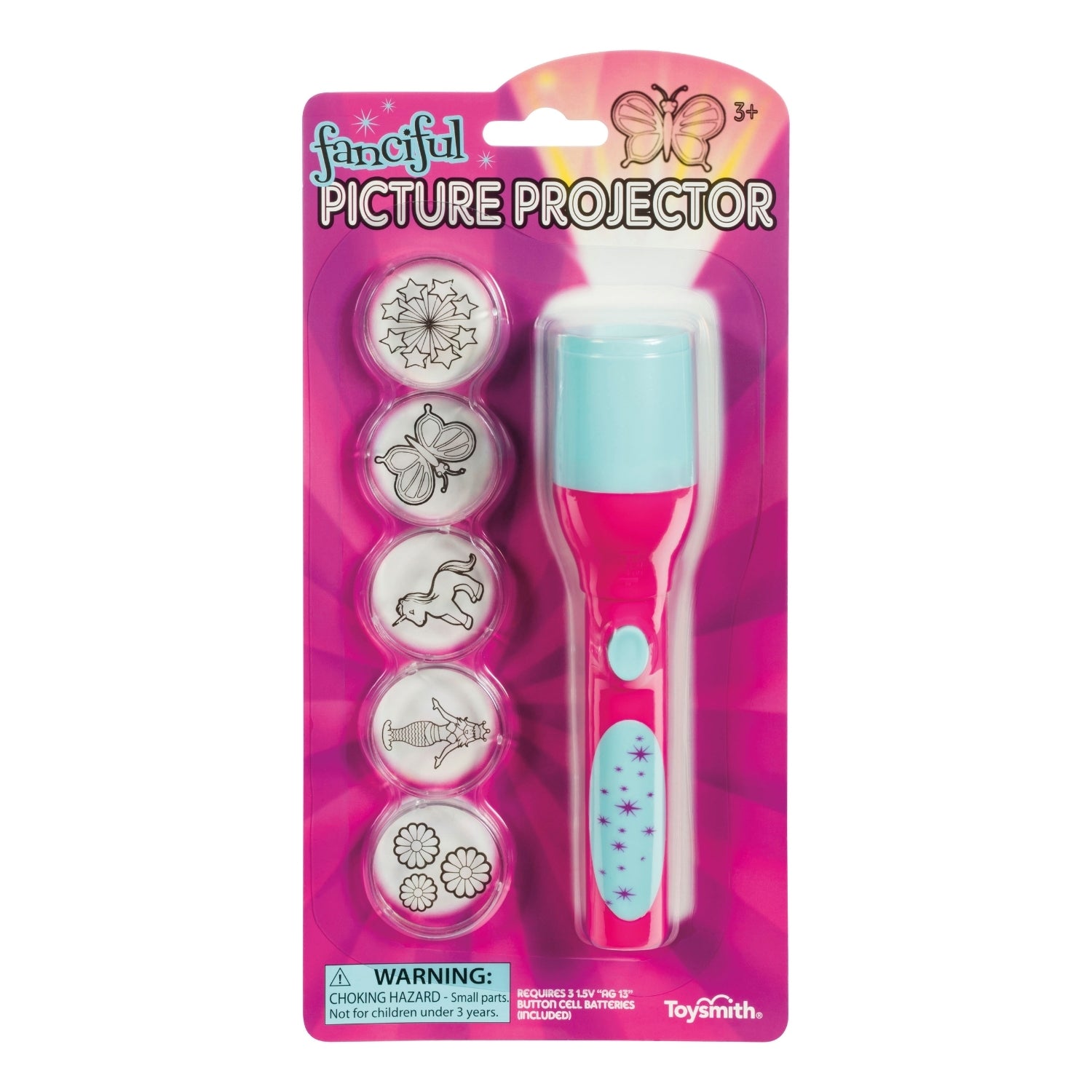 Toysmith Mini LED Flashlight Projector - Fanciful