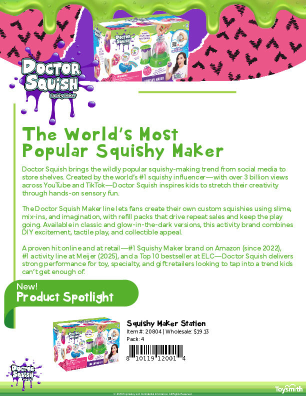 Doctor Squish Sell Sheet