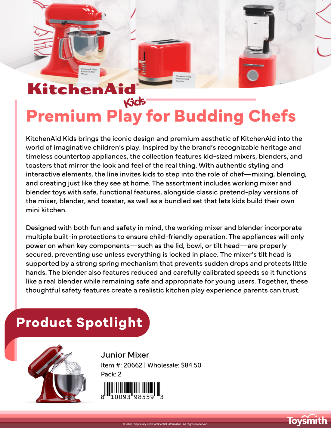 Kitchen Aid Sell Sheet