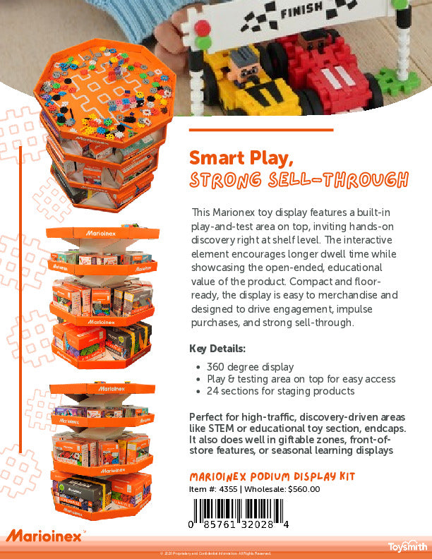 Marionex Display Sell Sheet