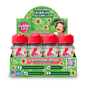 BubbleLick Watermelon Flavored Bubbles You Can Lick