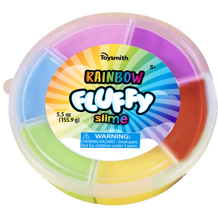 Rainbow Fluffy Slime