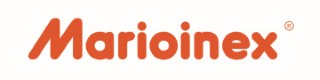 Marioinex logo in orange on a white background