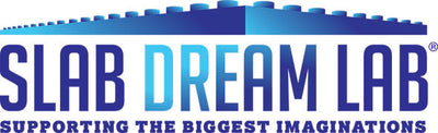 Logo of Slab Dream Lab with blue and purple gradient