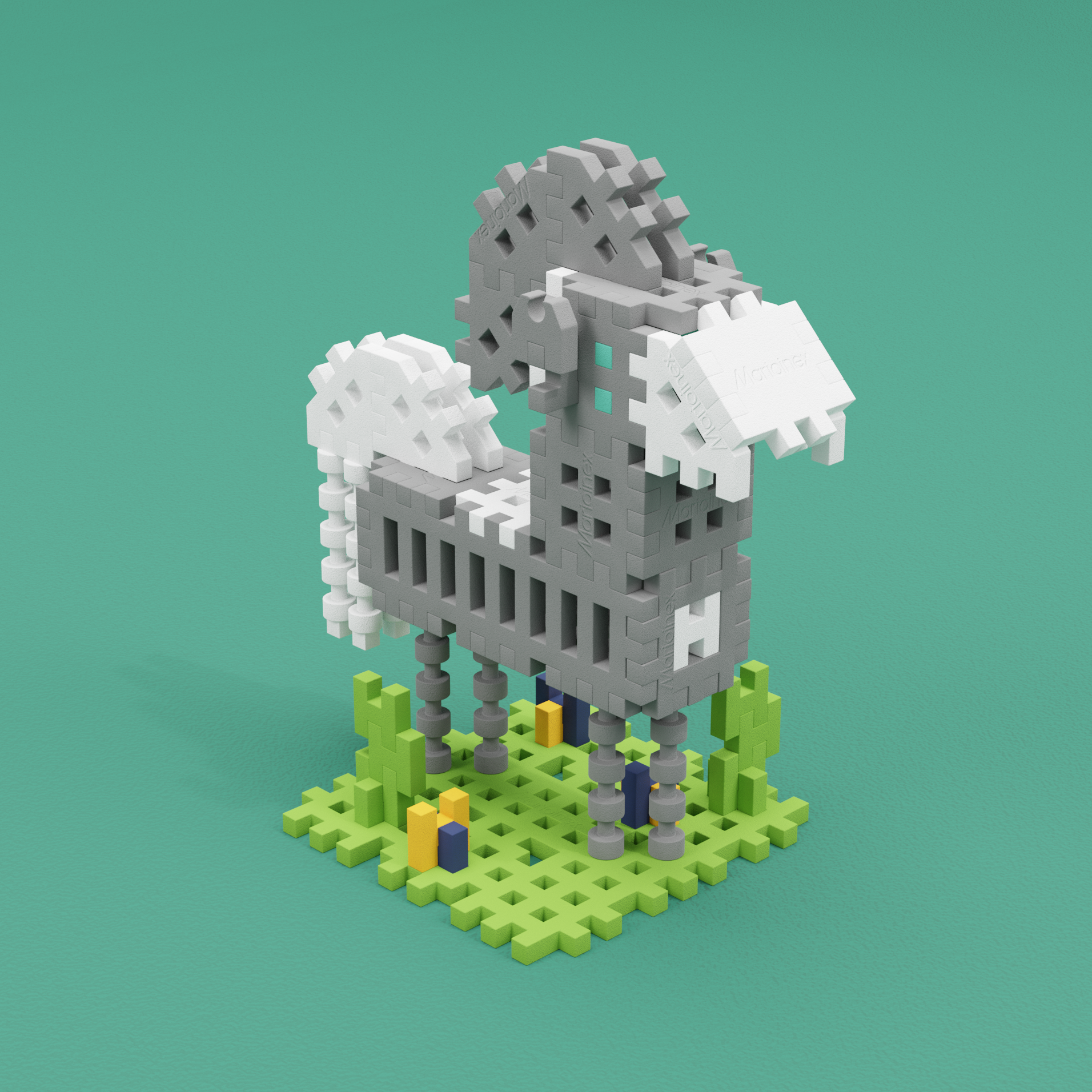 Marioinex Mini Waffle Constructor Expert 301 PCS