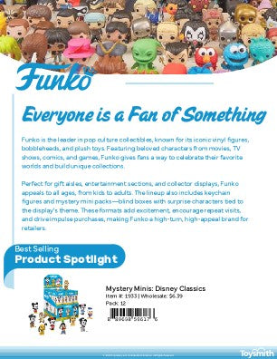 Funko Sell Sheet