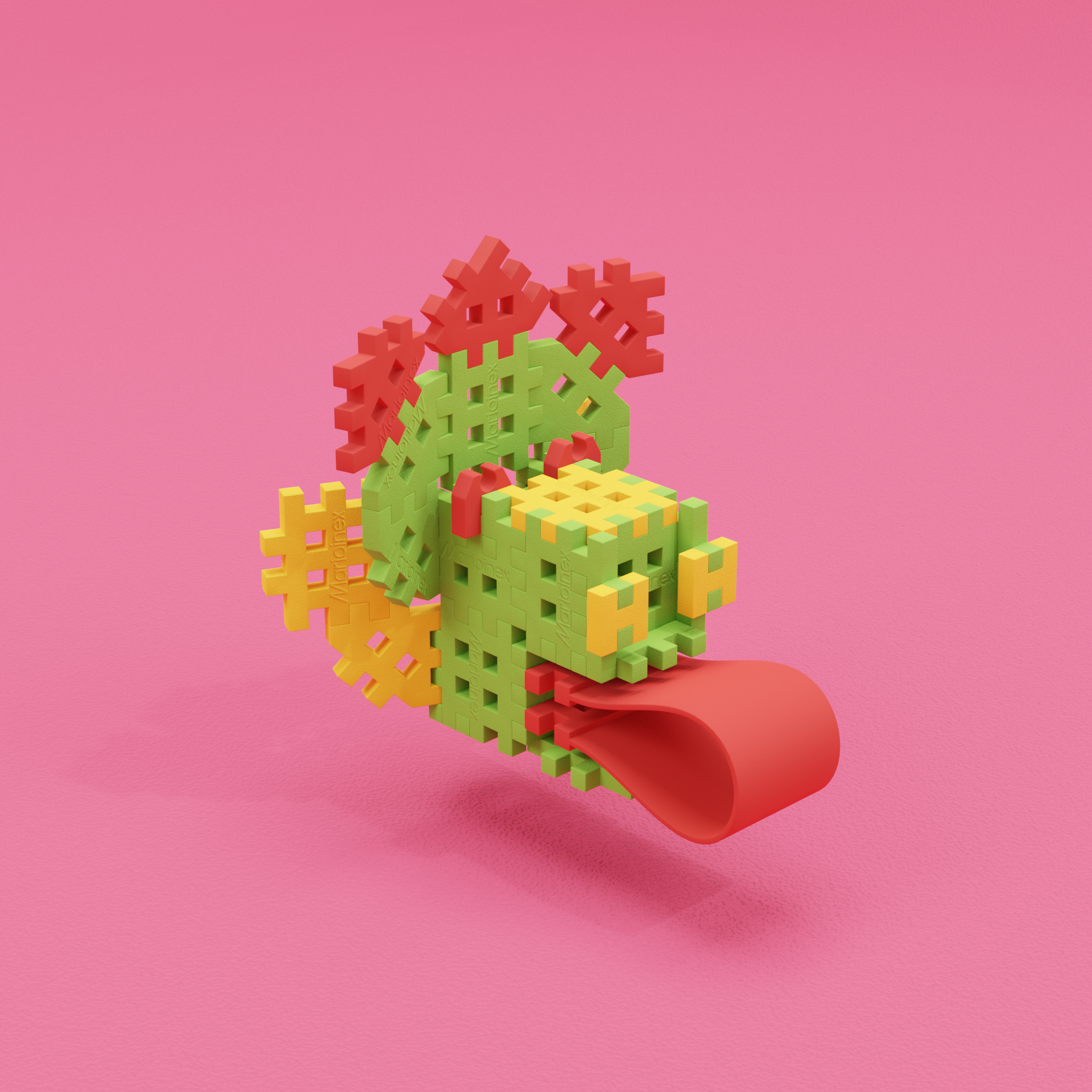 Marioinex Mini Waffle Constructor Expert 301 PCS