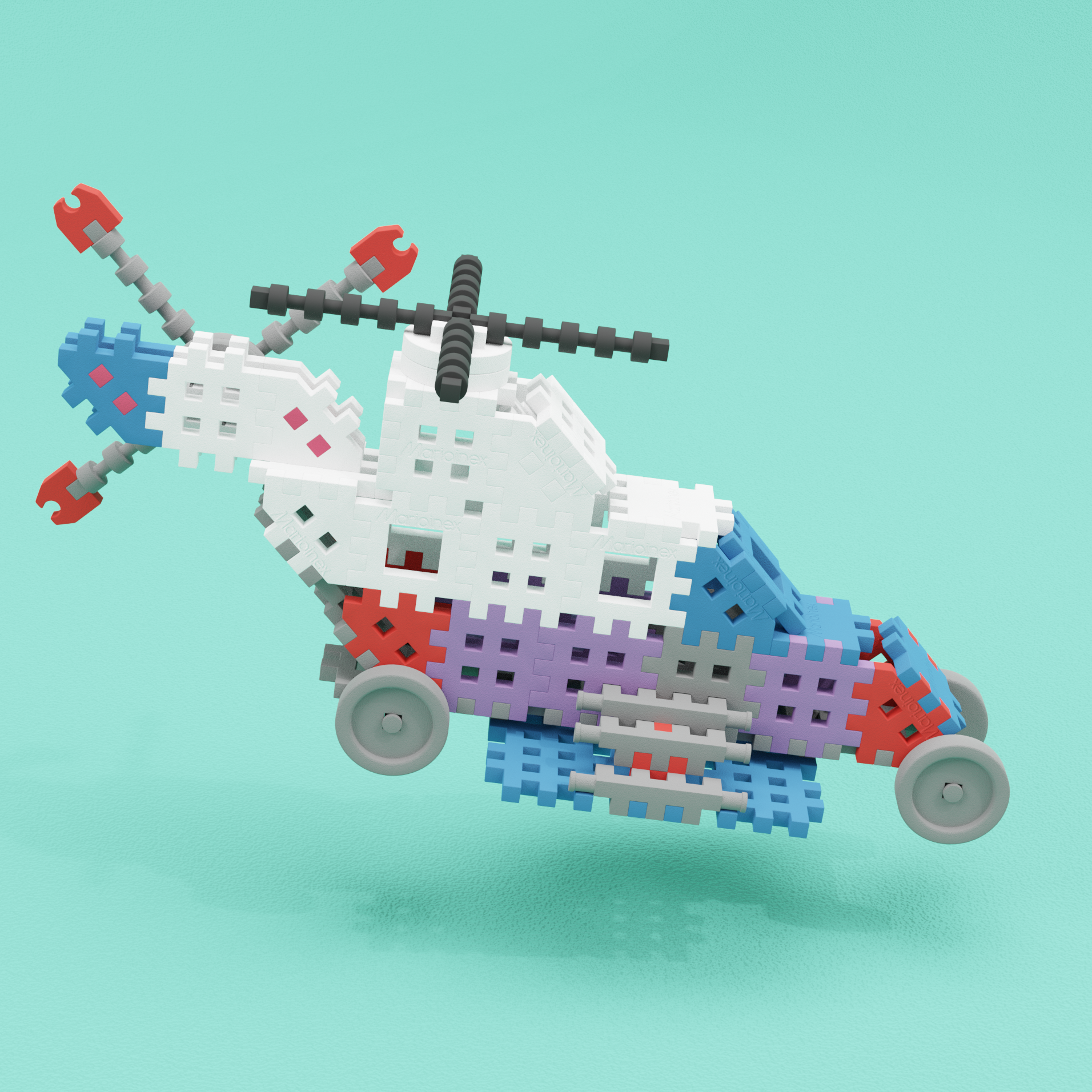 Marioinex Mini Waffle Constructor Expert 301 PCS