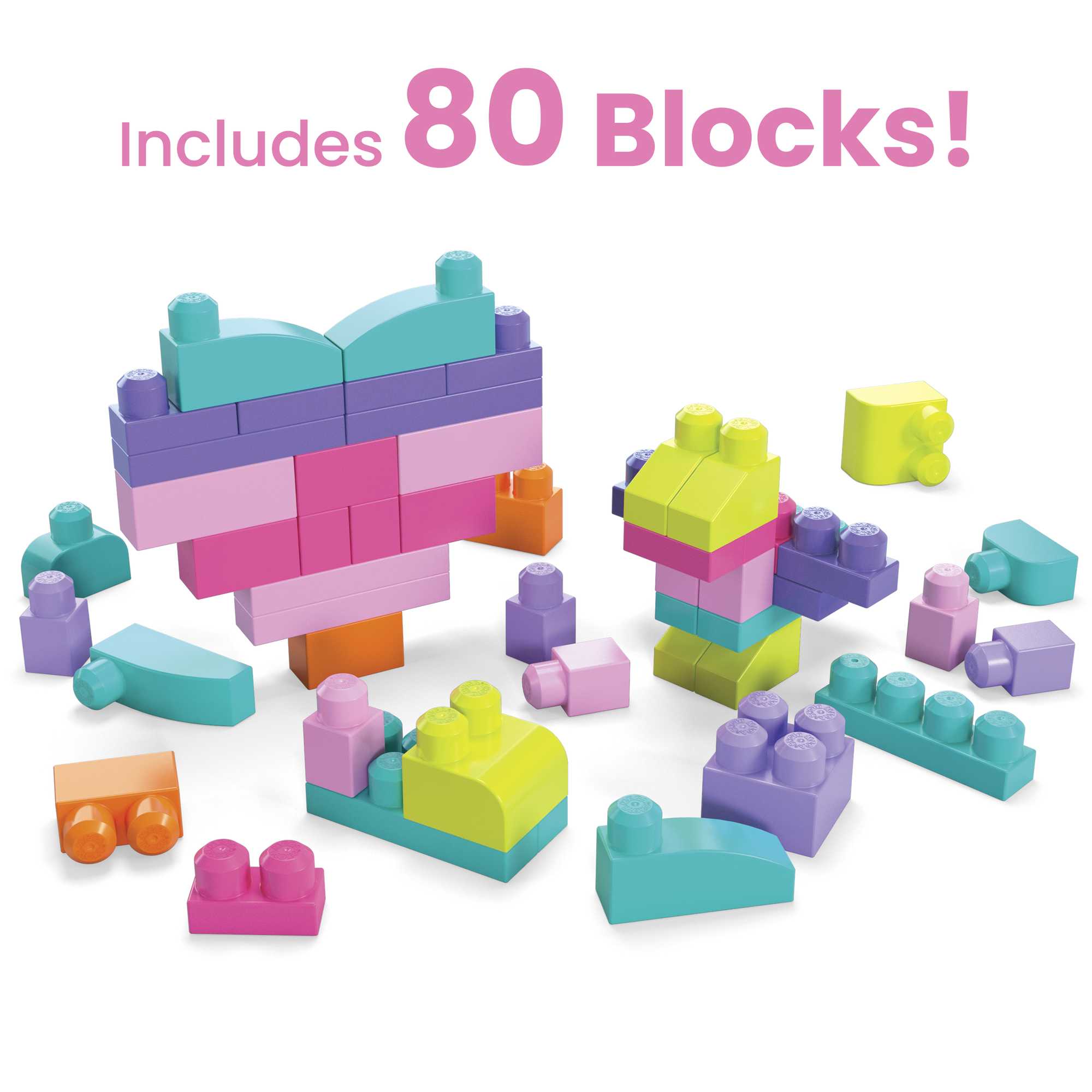 MEGA™ Bloks First Builders Big Building Bag Pink
