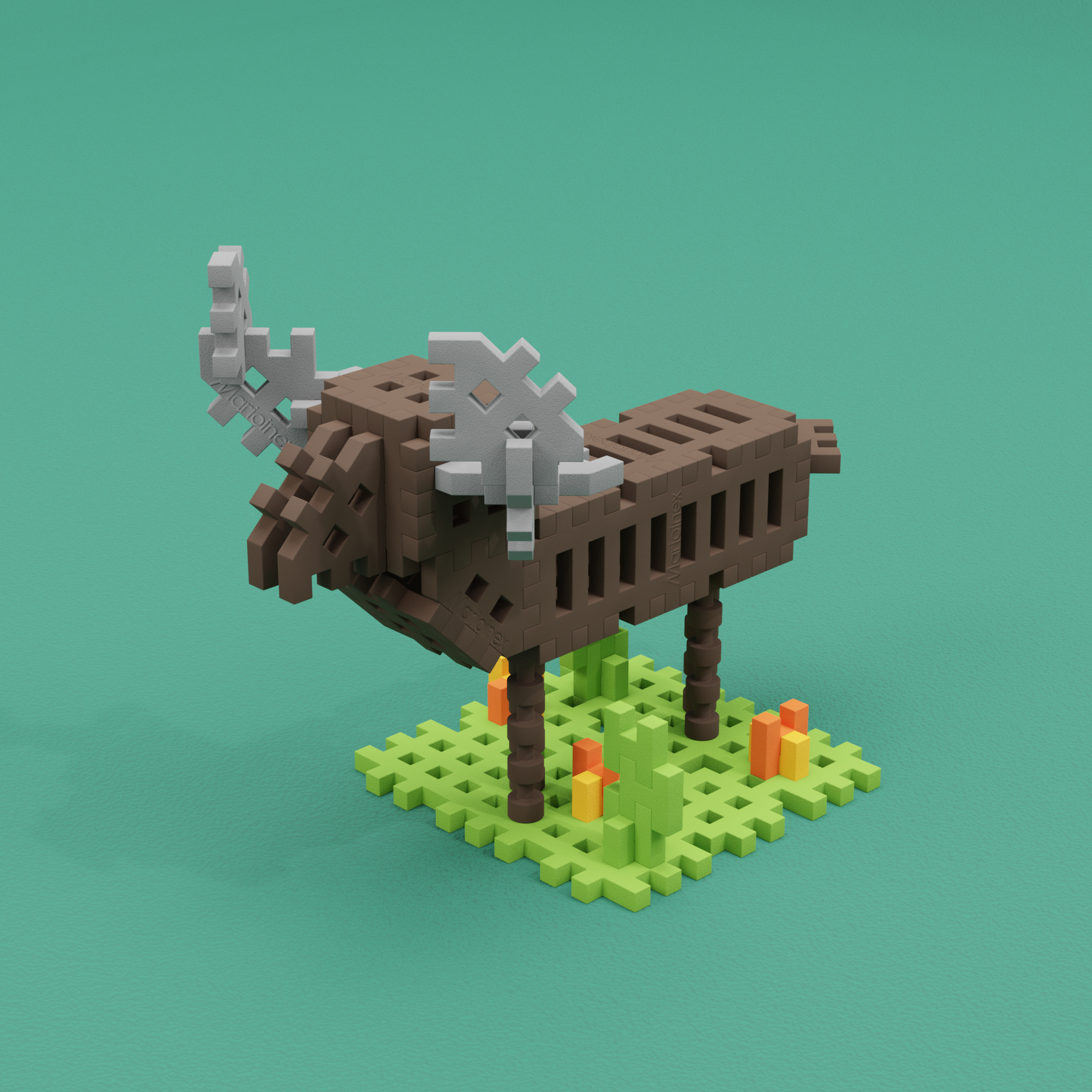 Marioinex Mini Waffle Constructor Expert 301 PCS