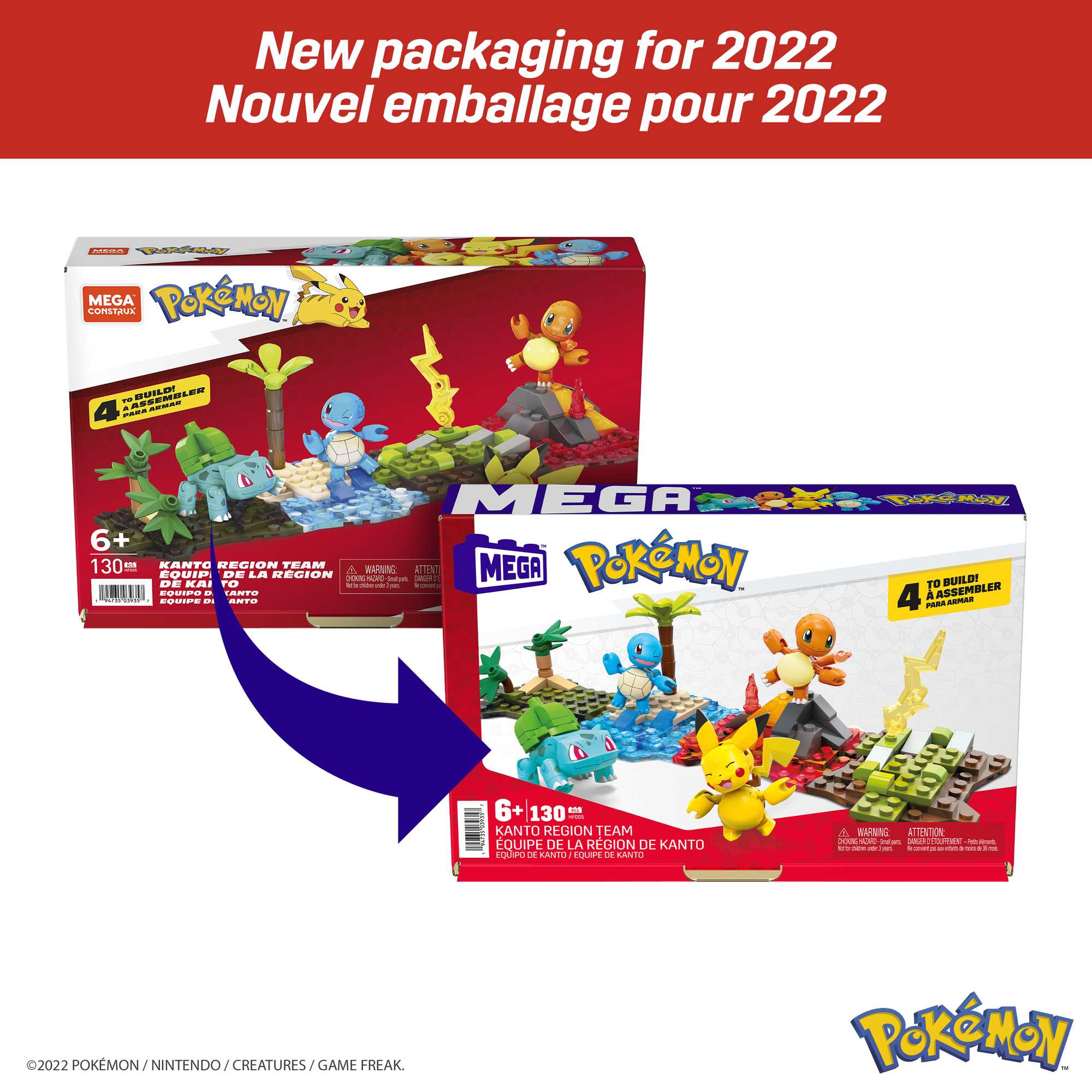 MEGA™ Construx Pokémon Kanto Region Team