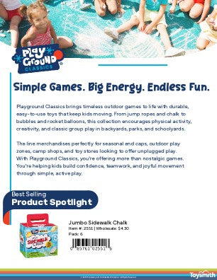 Playground Classics Sell Sheet