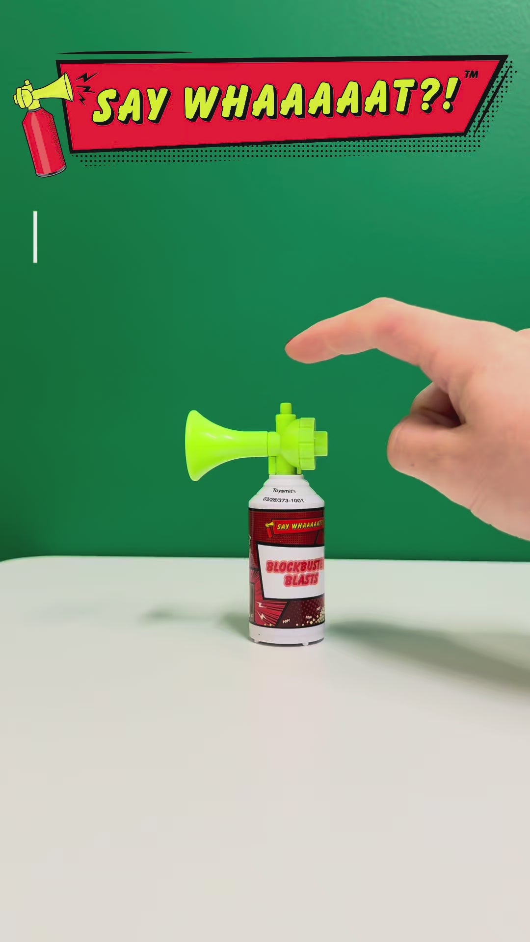 Load video: Say Whaaaaat?! Mini Air Horns: Part Trois