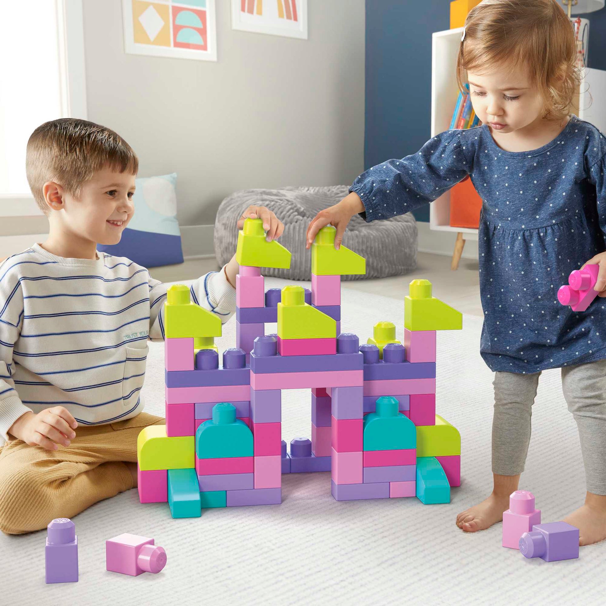 MEGA™ Bloks First Builders Big Building Bag Pink