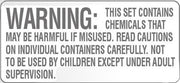 A warning label stating: WARNING: This set contains chemicals that may be harmful if misused. Read cautions on individual containers carefully. Not to be used by children except under adult supervision.