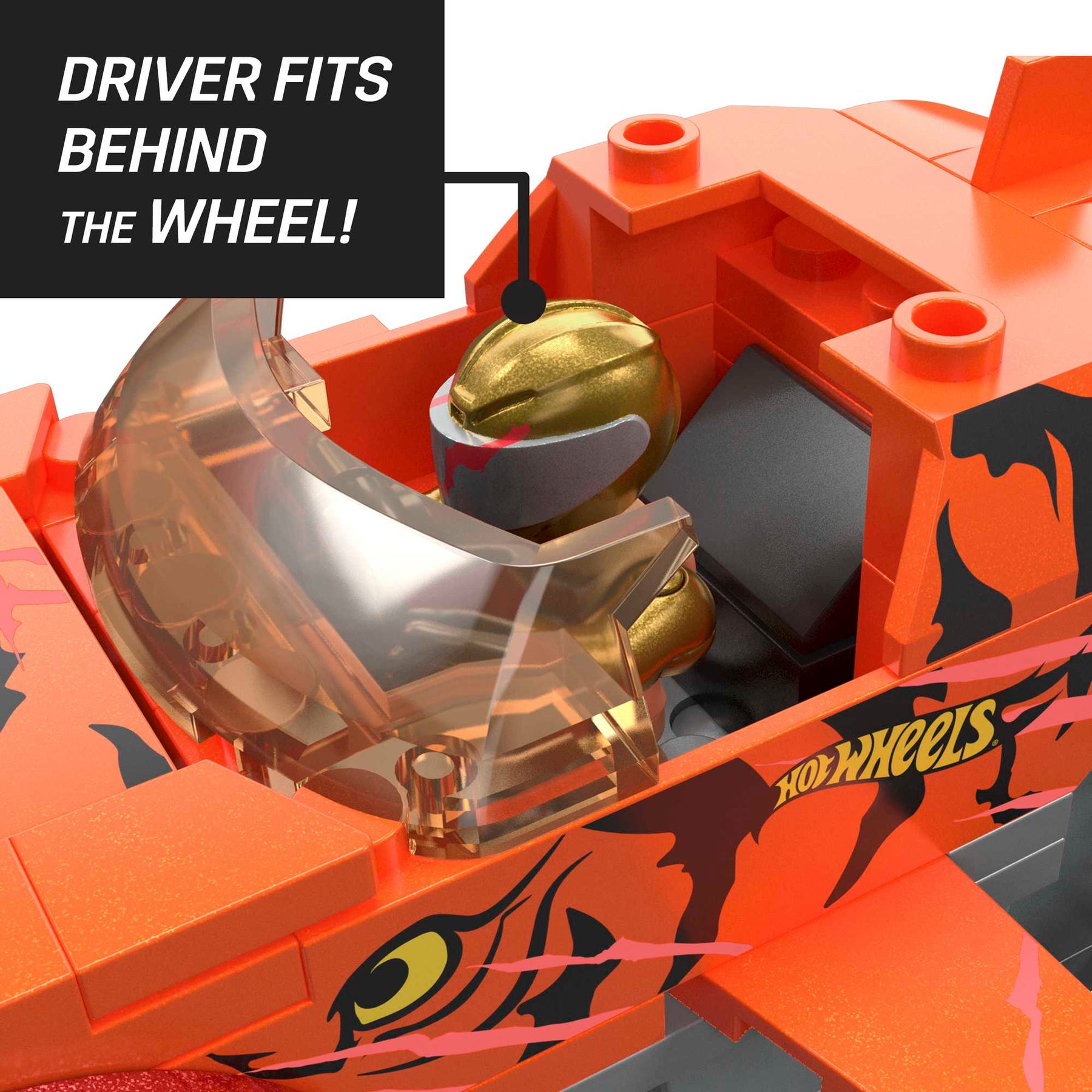 MEGA™ Hot Wheels Smash n Crash Tiger Shark Chomp Course