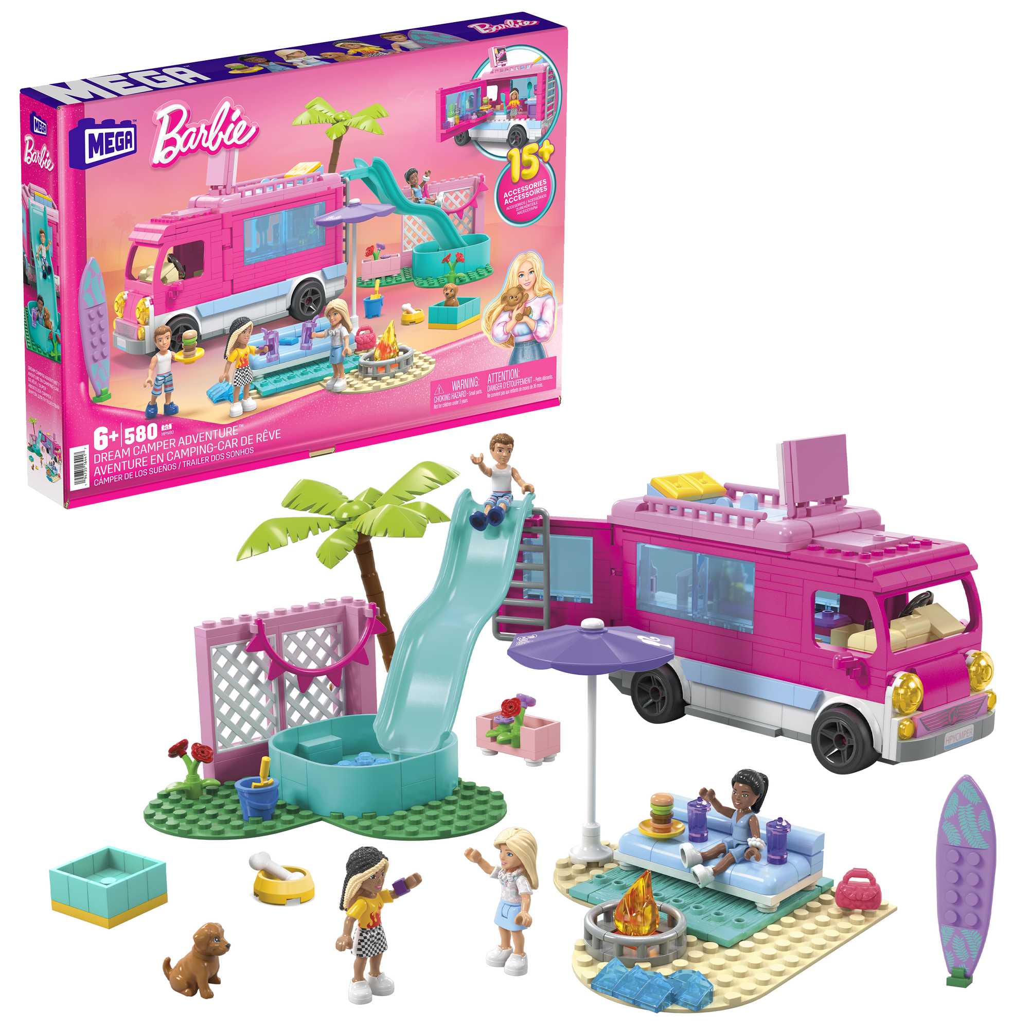 MEGA™ Barbie Dream Camper Adventure