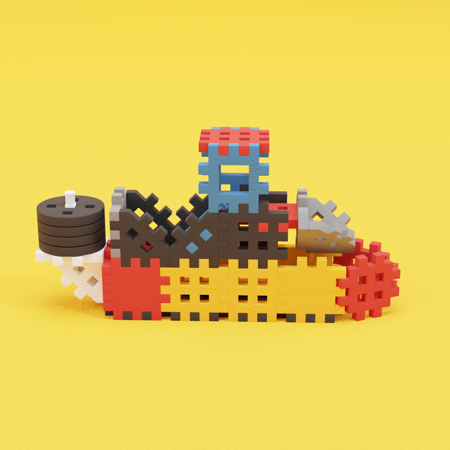 Marioinex Mini Waffle Constructor Expert 301 PCS