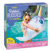 Toysmith Bobbin Buddies Narwhal-I-Cone