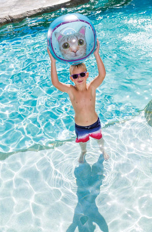 Toysmith Beach Ball Space Cat