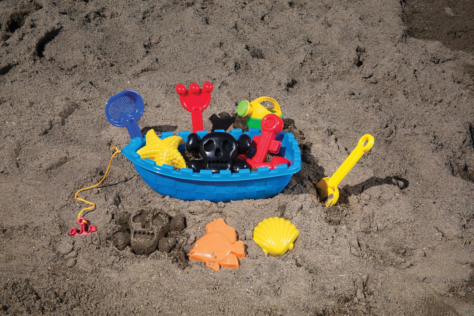 Toysmith Pirate Ship Beach Set