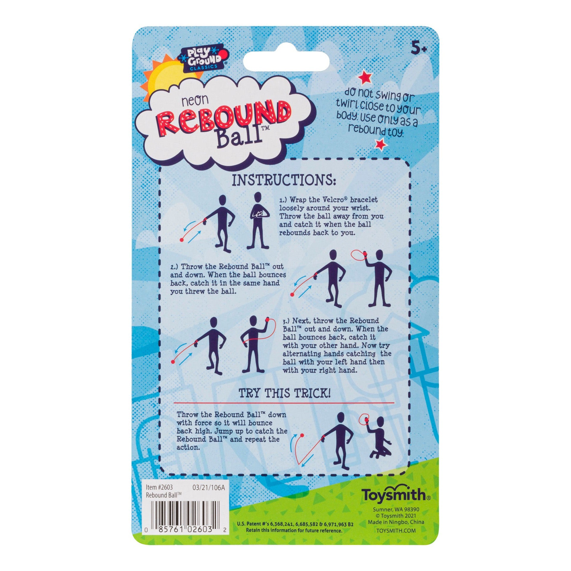 Playground Classics Neon Rebound Ball