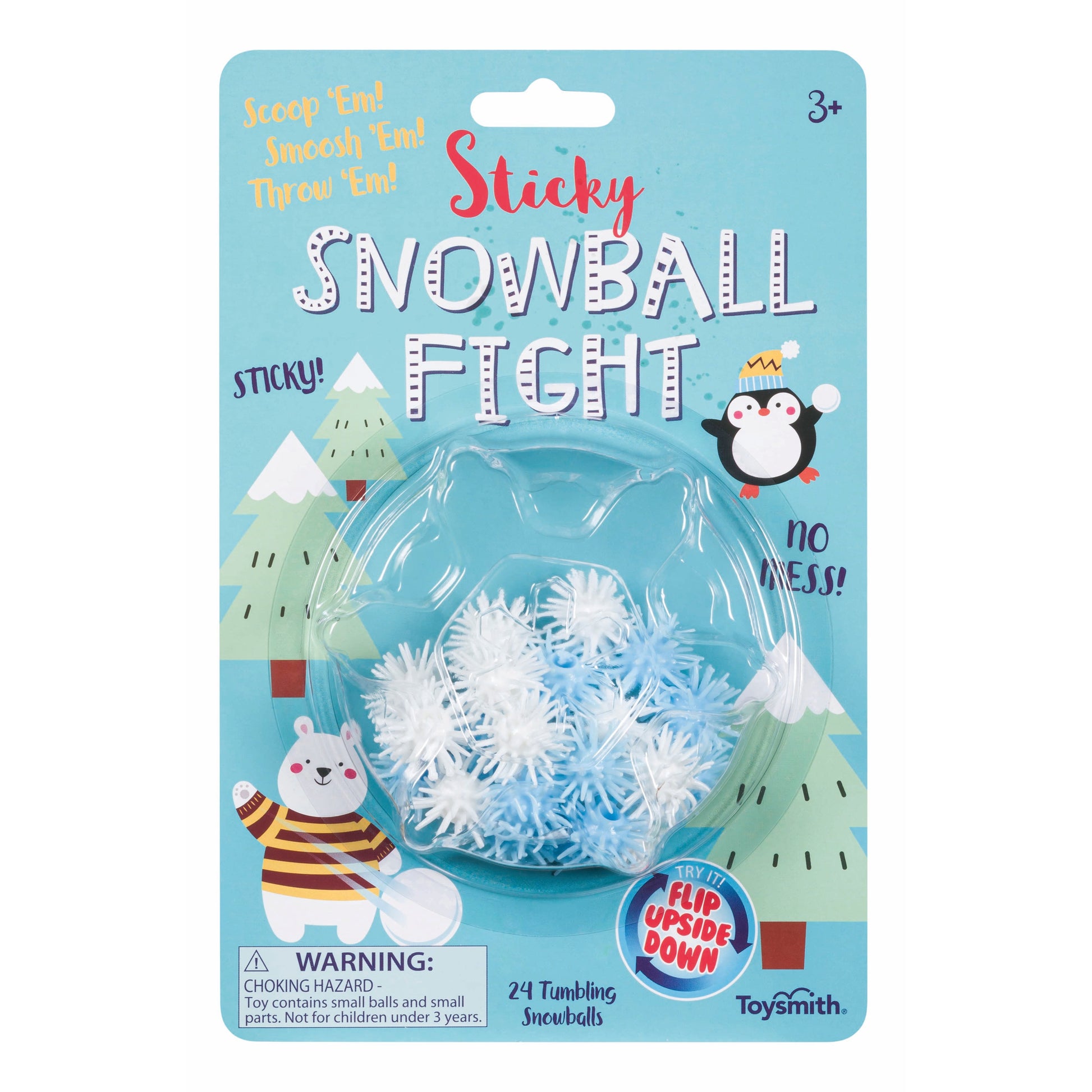 Toysmith Holiday Sticky Snowball Fight