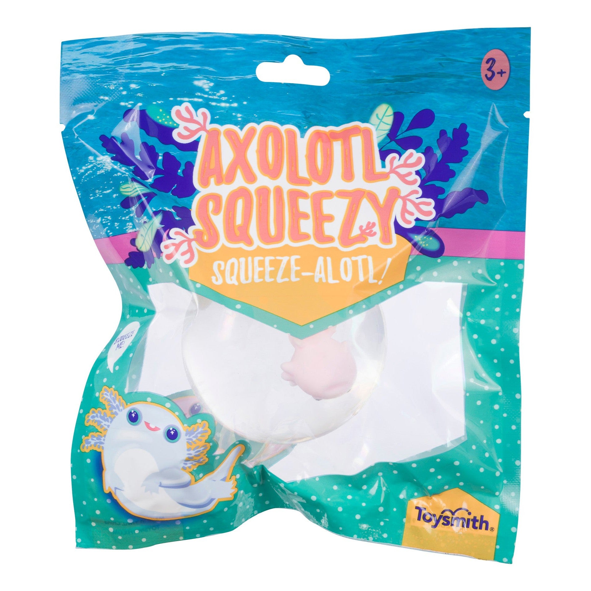 Toysmith Axolotl Squeeze Ball
