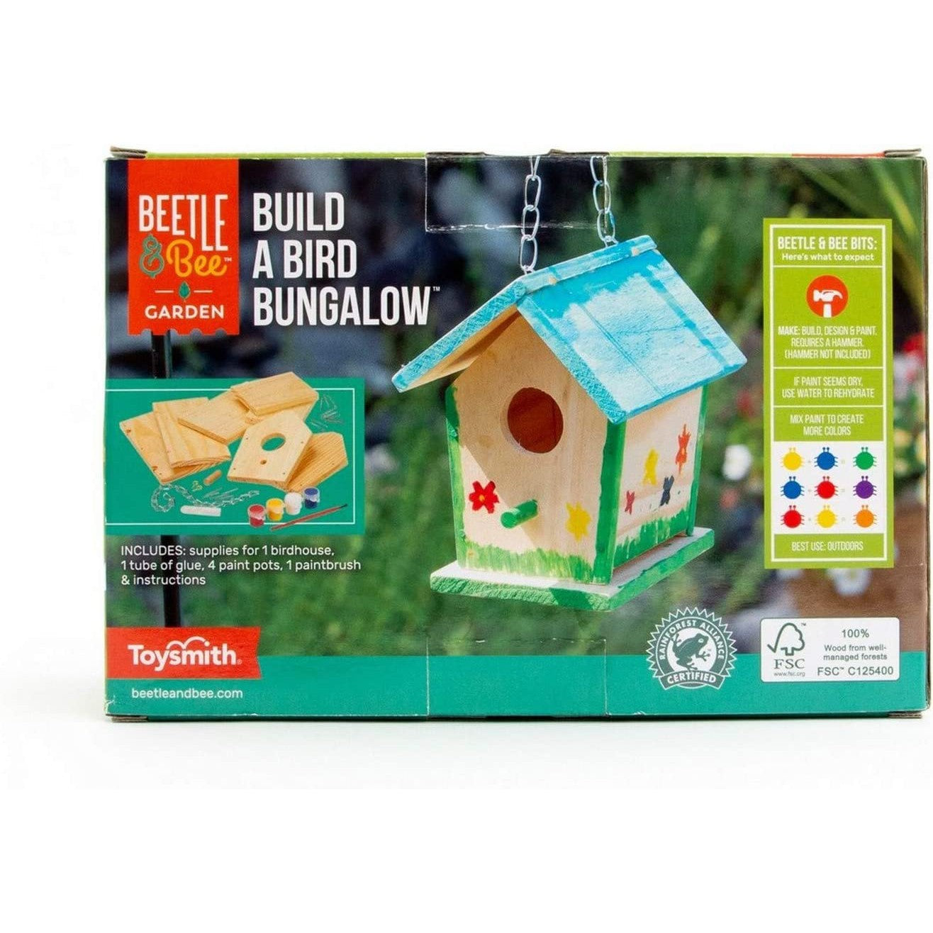 Beetle & Bee Garden Build A Bird Bungalow