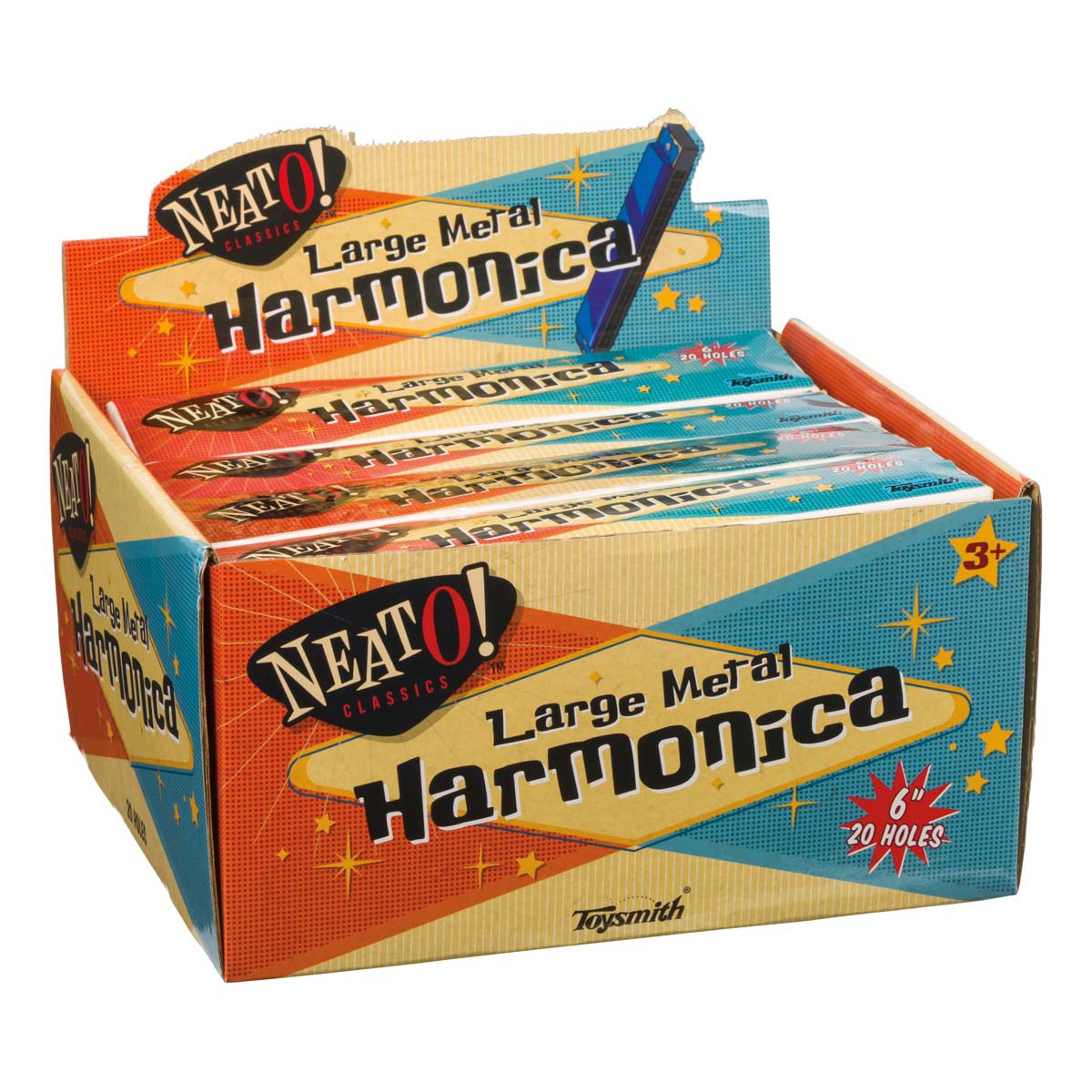 Neato! Large Metal Harmonica