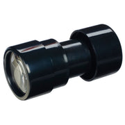 A close-up of the Toysmith Mini Telescopes by Toysmith shows a black cylindrical magnifying loupe with a clear lens, ideal for kids' outdoor discovery or detailed inspection alongside other adventure tools.